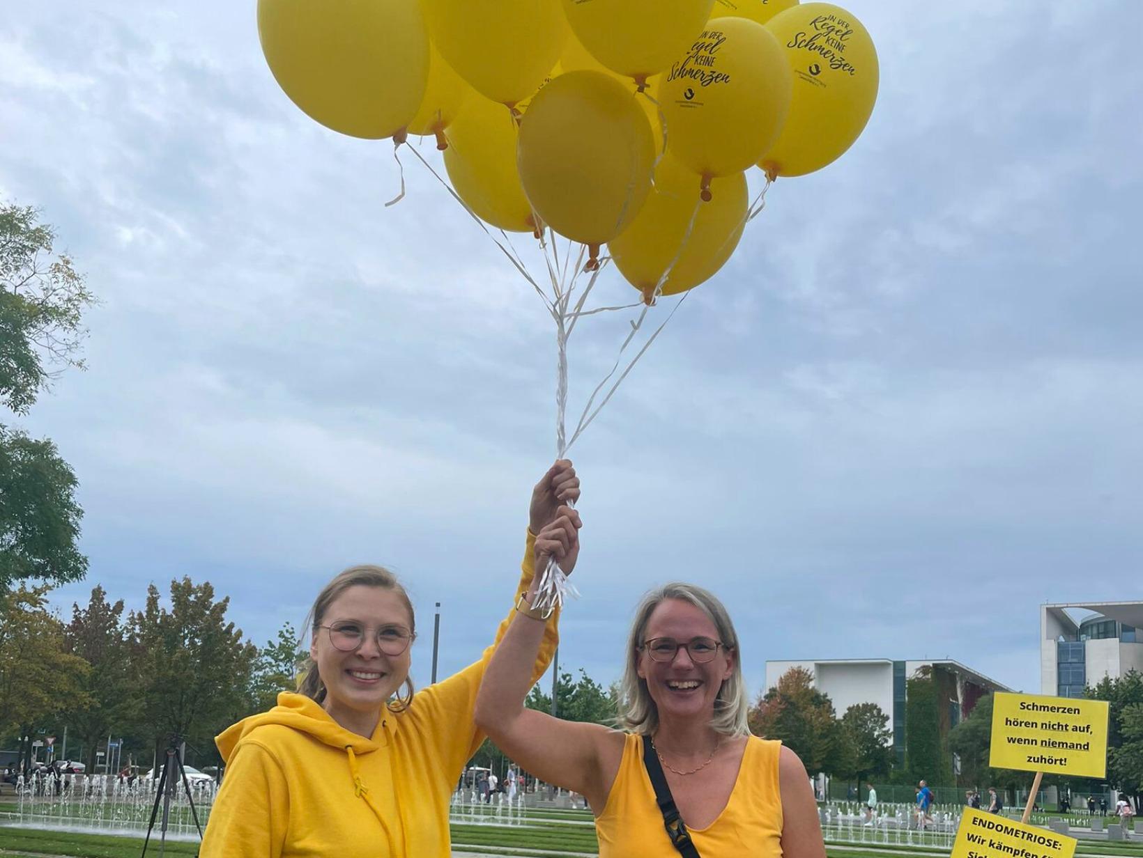 Tag der Endometriose 2023, Kundgebung in Berlin