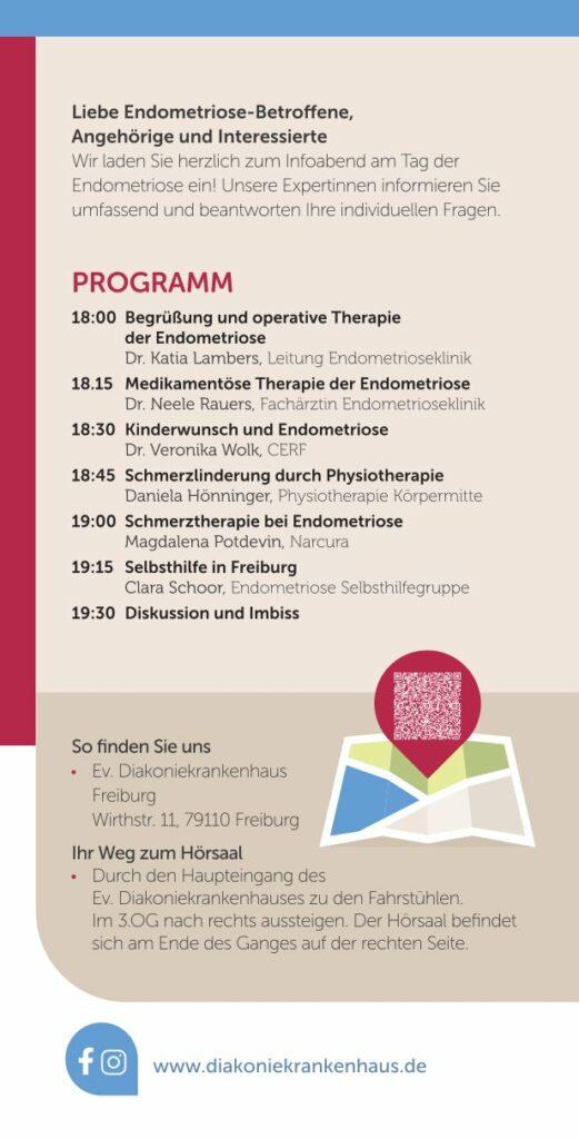 Programmflyer_Tag der Endometriose_Diakoniekrankenhaus Freiburg