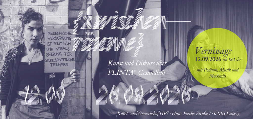 Flyer Kunstausstellung zwischenräume